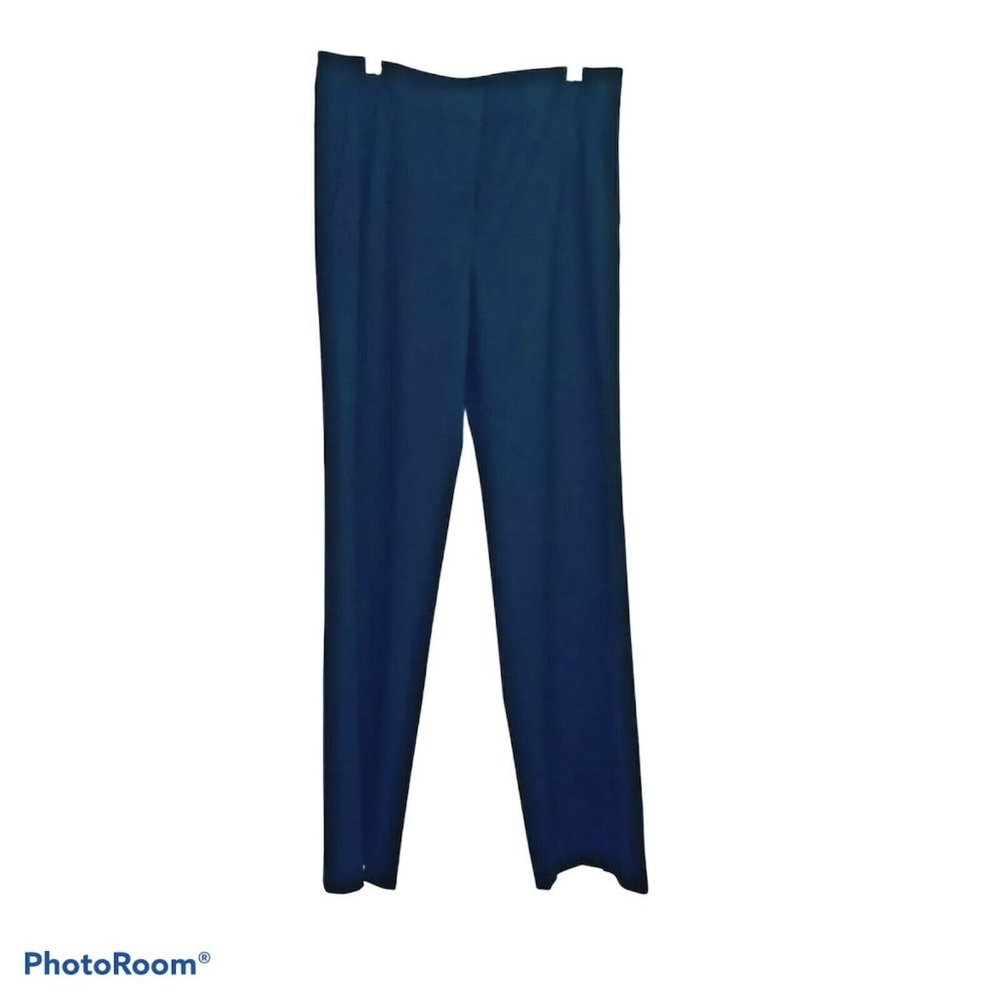 Lafayette 148β New York Women's Black Dress Straight Leg Bleeker Pants Pull-On 4